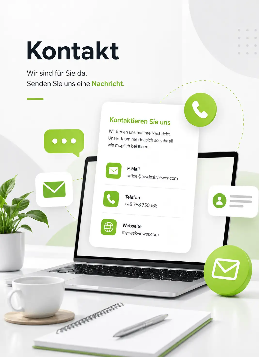 MyDeskViewer Kontakt